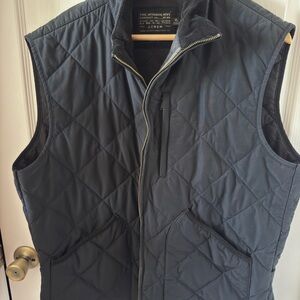 J. Crew Men's Sussex Quilted Vest - Navy, XL (Like New)
